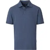 Casamoda Polo Stretch Mélangé Marine