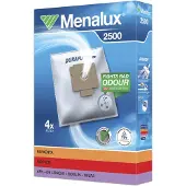 Menalux Pack 4 Sacs aspirateur synthétiques 2500 Blanc