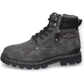 Dockers Bottines à lacets jaune d'or / gris fumé / rouge foncé / noir