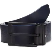 Tommy Hilfiger Ceinture 'LAYTON 3.5' bleu marine