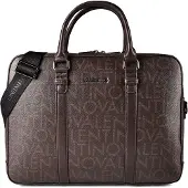 Valentino Porte-documents 'King RE' marron