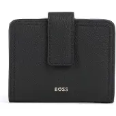 BOSS Portefeuille en cuir avec logo