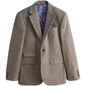 Next Veste de costume 'Signature' marron / cappuccino