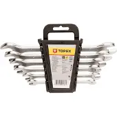 Topex Jeu de clés plates 6-17mm 6 pcs (35D655)