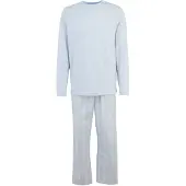 Calvin Klein Underwear Pyjama long opal / bleu pastel