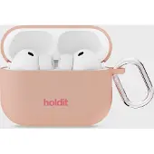 Holdit Coque Solid Silicone pour Apple AirPods Pro 3 - Bare Pink