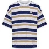 Hummel T-Shirt beige foncé / bleu / blanc