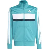 Adidas Survêtement 'Seasonal Essentials Tiberio' turquoise / noir / blanc