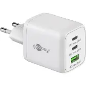 Wentronic Chargeur Rapide Multi 65W - Chargeur USB-C et USB-A GaN