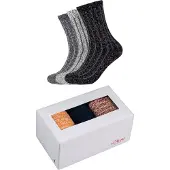 s.Oliver Chaussettes 'Hygge' gris foncé / gris chiné / noir