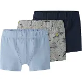 Name it Sous-vêtements bleu clair / bleu foncé / jaune / gris chiné