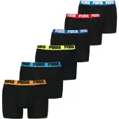 Puma Boxers 'Everyday' bleu ciel / jaune / orange / noir