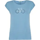 GreenBomb Haut ' Bike Handdrawn ' bleu clair