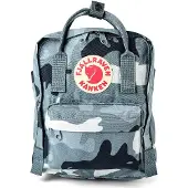 Fjällräven Sac à dos 'Kånken Graphics' bleu / noir / blanc