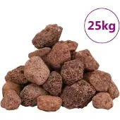 vidaXL Lavagranulat 25 kg Rot 3-5 cm