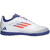 Adidas Chaussures de football Junior F50 Club TF Astro Cloud White/Solar Red/Lucid Blue