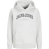 Jack & Jones Junior Sweat 'JJECaleb' gris clair / noir / blanc