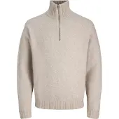 Jack & Jones Soho Ollie Half Zip Sweater Beige XS Homme