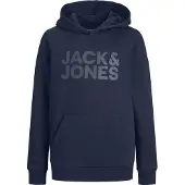 Jack & Jones Junior Sweat bleu marine / blanc