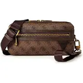 GUESS Sac à bandoulière 'Berlin' brun foncé