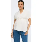 ONLY Maternity Chemisier 'OLMThyra' blanc