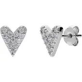 Lucardi Boucles d'oreilles 'Glitzerndes Basic' argent
