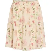 Vila Jupe 'VITiva' beige clair / vert / abricot / rose ancienne