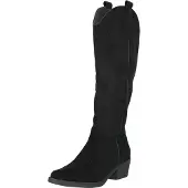 Salinyang Bottes de cowboy noir