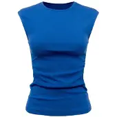 No Matter What Haut bleu cobalt