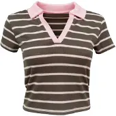 No Matter What T-shirt brun foncé / rose
