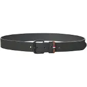 KOROSHI Ceinture bleu / cognac / noir