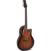 Ovation CE48P-KOAB Celebrity Exotic Super Shallow Koa Burst guitare électro-acoustique folk