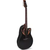 Ovation CE44-5 Celebrity Elite Mid Depth Black guitare électro-acoustique folk