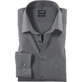 Olymp Luxor Modern Fit Chemise gris moyen, Unicolore
