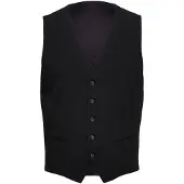 Selected Coupe Slim En Viscose Mélangée Gilet Homme Le noir 94