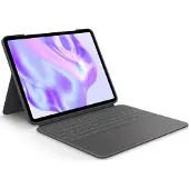 Logitech Combo Touch, QWERTZ, allemand, trackpad, 1,9 cm, 1 mm, Apple