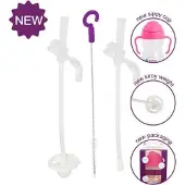 B.Box Replecement Straws + Cleaner paille en silicone 3 pcs
