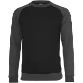 Urban Classics Sweat-shirt gris foncé / noir