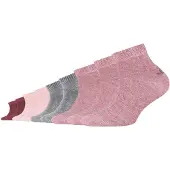 s.Oliver Chaussettes 'Napoli' rose / rose chiné / rouge foncé