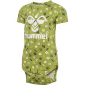Hummel Barboteuse / body olive / blanc