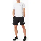 EA7 pour homme. 8NPV03_PNDDZ Ensemble T-shirt et pantalon Dynamic Athlete blanc, noir (XS), Sport, Tennis/Padel, Multisport, Polyester, Manc