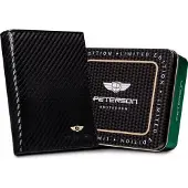 Peterson Portefeuille vertical en cuir pour hommes -