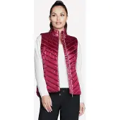 SKECHERS GO Shield Shine Vest JA151-PKRD, gilet de sport, Femme, Rose