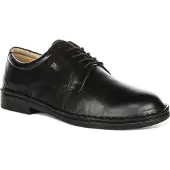 Finn Comfort Chaussure à lacets 'Schnürschuh Herren 01201 060099 Echtleder in schwarz' noir