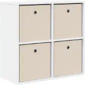 vidaXL , meuble de rangement, blanc, 68,5 x 32 x 67 cm