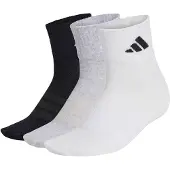 Adidas Chaussettes de sport gris clair / noir / blanc