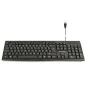 Gembird Multimedia-Tastatur US-Layout schwarz