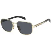 David Beckham Db7121gsrhlir Sunglasses Doré Homme
