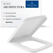 Villeroy & Boch Siège de WC Architectura 9M58 455x60x383mm - Blanc Alpin - 9M58S101