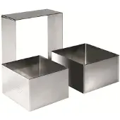Ibili Anneau de cuisson en acier inoxydable 10 x 10 cm
